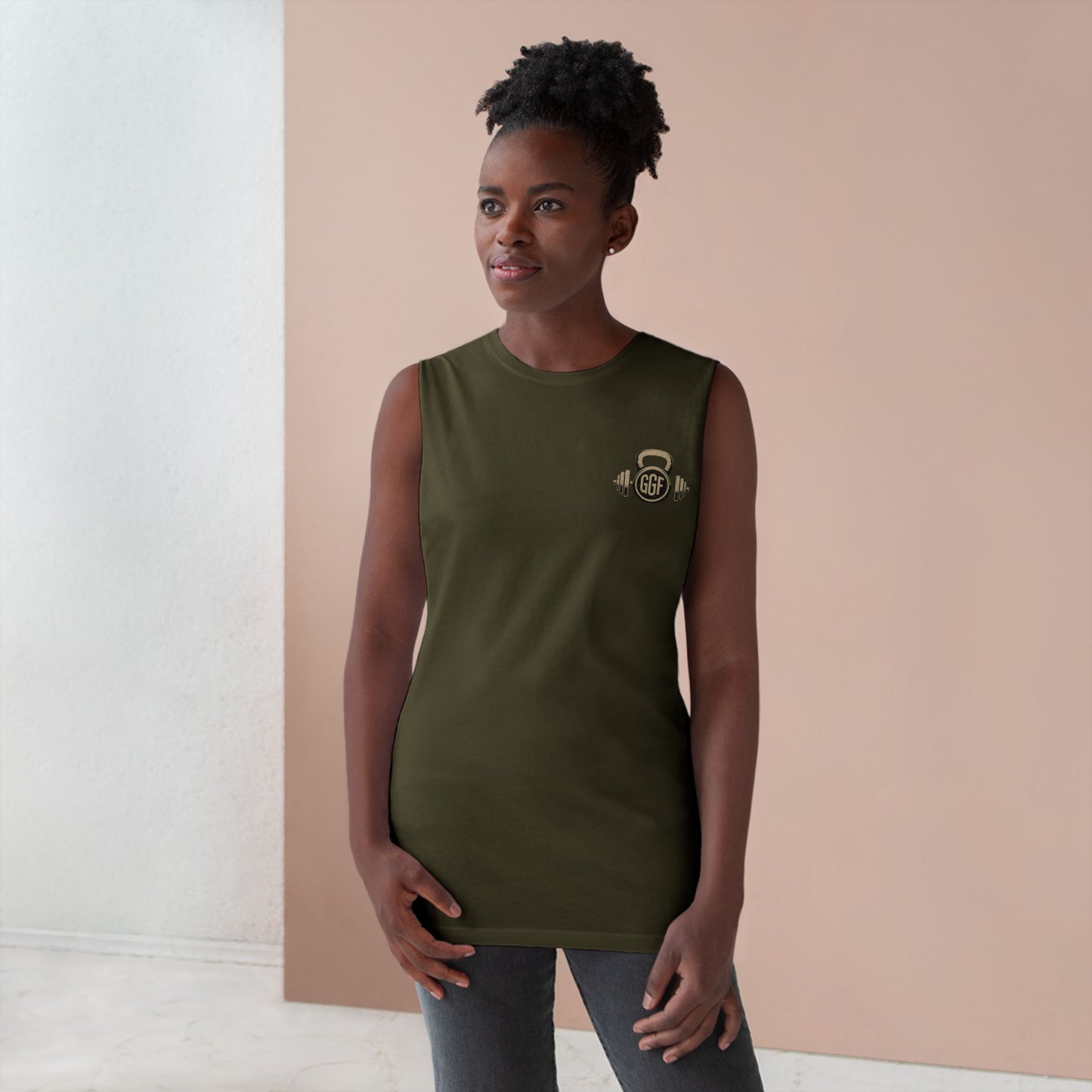 Garage Gym Father Tank Top